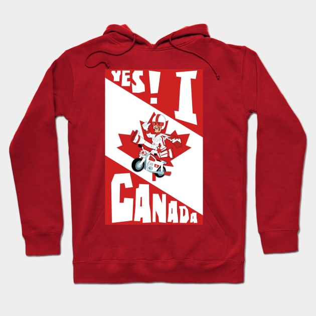 Yes! I Canada - 1 Hoodie by KenTurner82